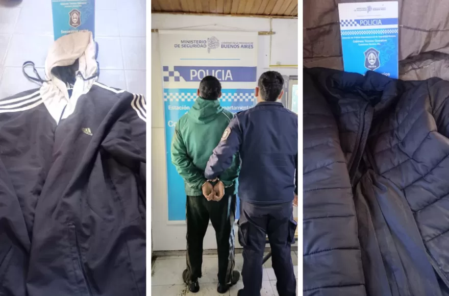 Se iniciaron actuaciones por “Robo en grado de tentativa y violación de domicilio” recuperando una campera y una billetera de la víctima.