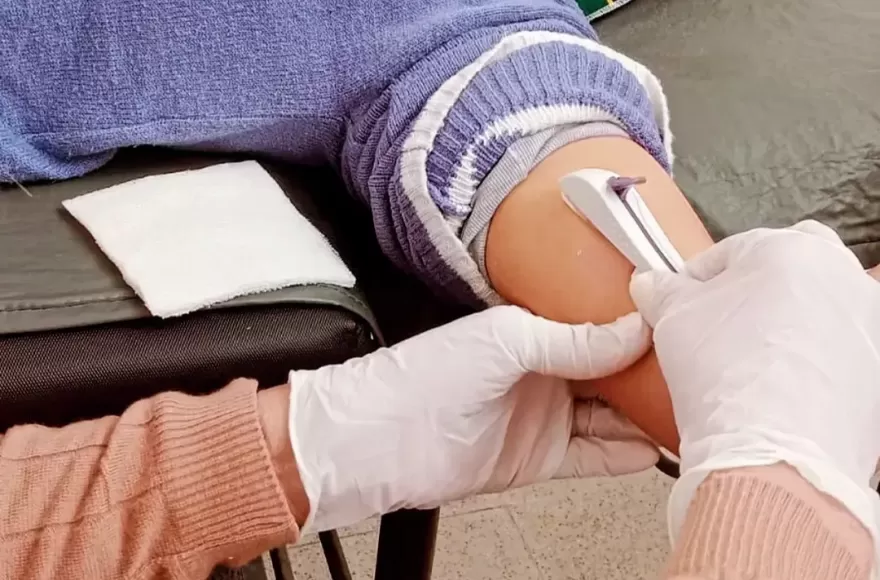 La jornada de realizó en el Centro de Salud 18