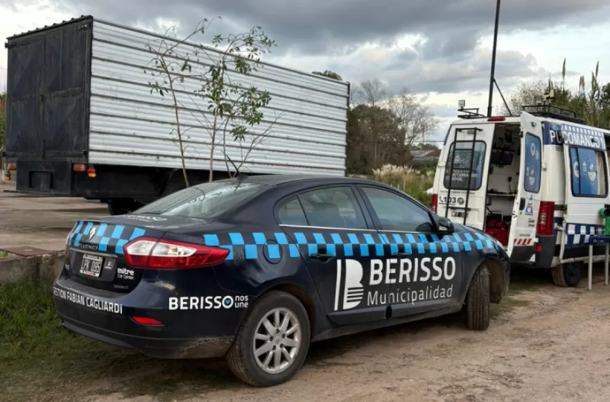 Del operativo participó el secretario de Seguridad Ciudadana de la Municipalidad de Berisso Federico Ruíz junto a personal del área.