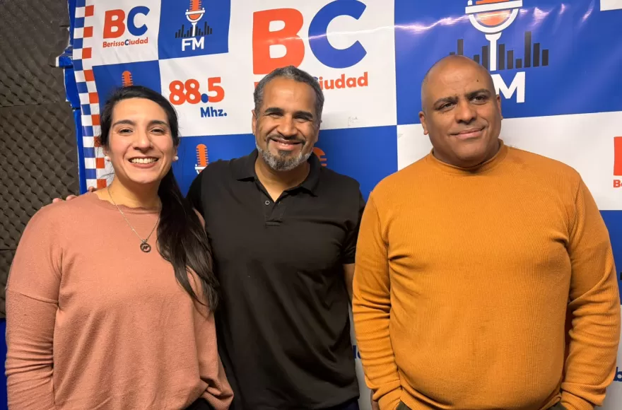 Santiago Sosa Monteiro y Javier Botana De Livramento, presidente y secretario de la Colectividad de Cabo Verde, respectivamente.