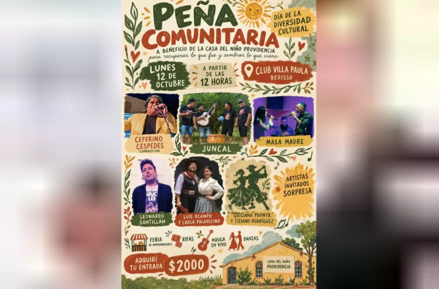 Flyer de la convocatoria.