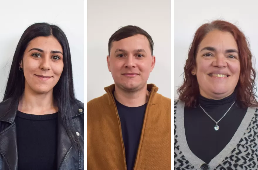 Antonella Raffetto, Dante Calderón y Norma Mijailovky cierran la lista de concejales.