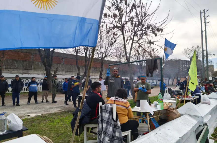 El barrio se transformó en un escenario colorido
