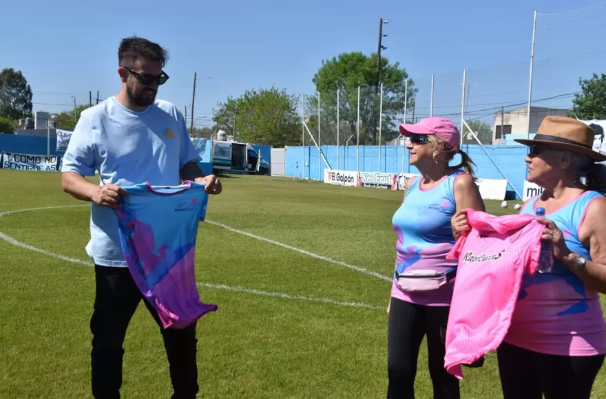 En la previa del partido ante Dock Sud.