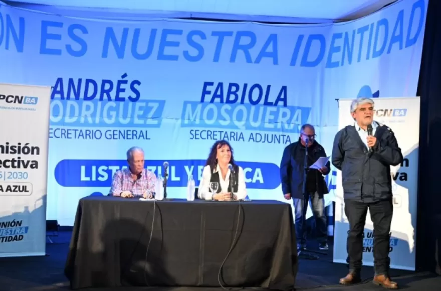 El ministro Correa transmitió el saludo del gobernador Kicillof.