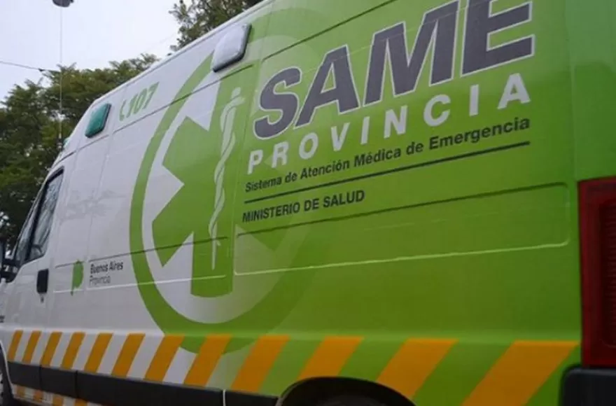 Intervención del SAME.