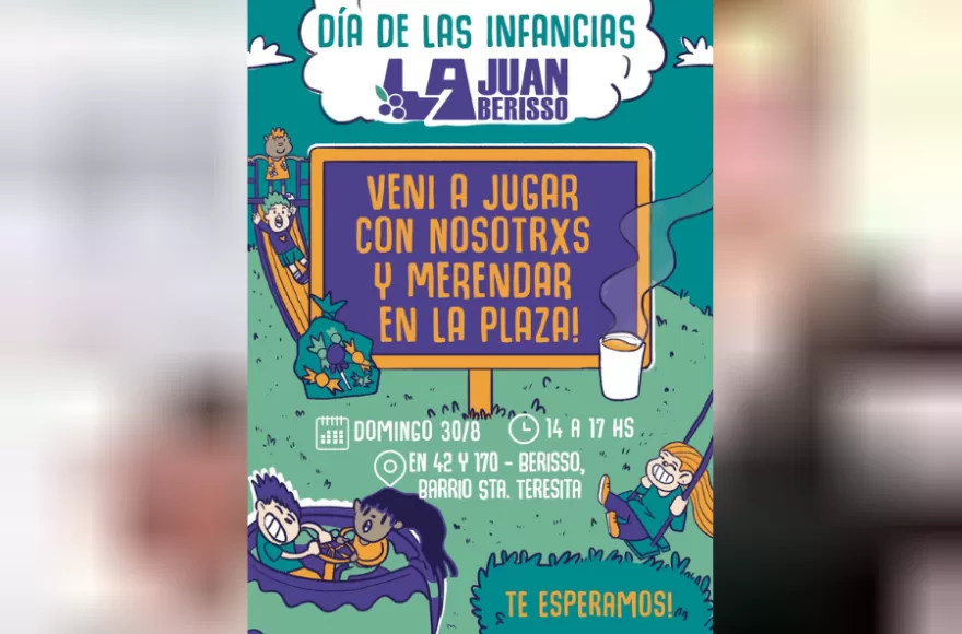 La Juan Berisso celebra el Día de las Infancias.