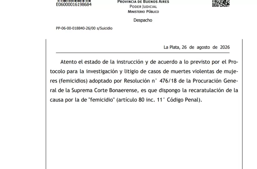 Nueva etapa en el expediente.