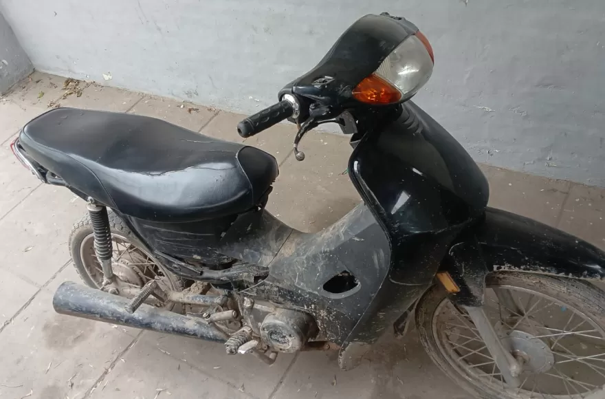 Recuperan moto denunciada como robada y demoran al conductor