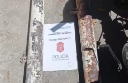 Identifican a dos sujetos que trasladaban caños metálicos sin poder justificar su procedencia