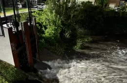 El sistema hidráulico está en funcionamiento pero por la gran cantidad de agua caída la situación “se desbordó”