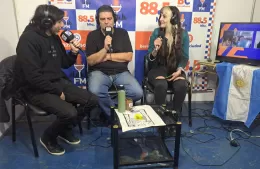Gaby Amato, creador del alfajor de Berisso, estuvo presente en la Fiesta del Vino
