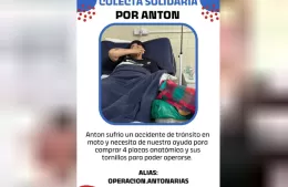 Colecta solidaria por Anton