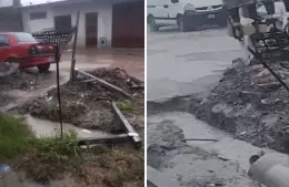 Vecinos advierten por calles anegadas y con desechos cloacales