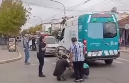 Auto y moto colisionaron en 21 y Montevideo