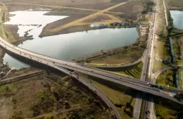 Avance para la extensión de la autopista hasta Puerto La Plata