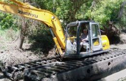 Limpieza integral y ampliación de cauces en canales en la zona de Los Talas