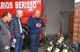 Cagliardi celebró el "crecimiento" de Bomberos