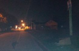 Vecinos reclaman por la falta de luminaria en el barrio Santa Teresita