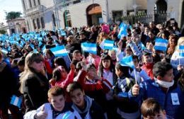 Los chicos ensenadenses juraron lealtad a la Bandera