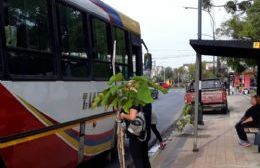 Nueva parada de colectivos en Montevideo y calle 5