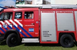 Bomberos controlaron un incendio en una vivienda de 122 bis entre 57 y 58