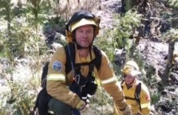 Orgullo berissense: regresó a la ciudad el bombero que trabajó contra los incendios en el sur