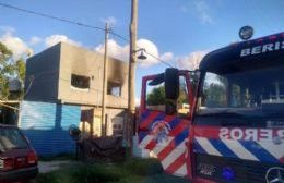 Incendio en una vivienda de 11 entre 141 y 142