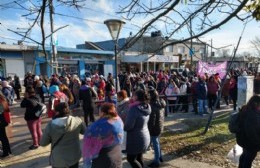 Movilización en repudio a un hecho de violencia machista