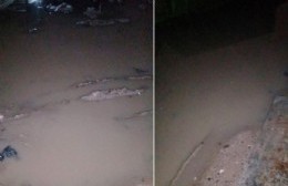 Calles perjudicadas en Berisso tras el temporal
