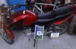 Menor circulaba con una moto robada y quedó detenido