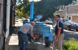 Cocina de campaña del CEVECIM: "Nos estamos cuidando todos y queremos colaborar con el municipio"