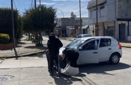 Choque en 11 y 162: sólo un susto