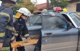 Un herido por accidente en 11 y 151