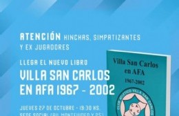 Se presenta el libro "Villa San Carlos en AFA. 1967-2002"