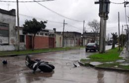 Accidente moto-auto: Un clásico berissense