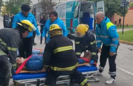 Choque en 4 y 154 deja el saldo de dos personas heridas