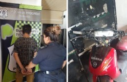 Detenido por circular con una moto con pedido de secuestro