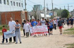 "Caminata por la Inclusión" con integrantes de la Escuela N° 501