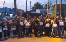 "Soberanxs Berisso" realizó un reconocimiento al trabajo territorial de mujeres locales