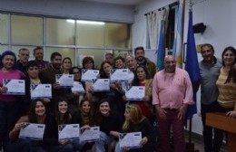 Entrega de diplomas del Curso de Operador Socio Terapéutico