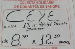 Se viene otra masiva colecta de sangre en el CEyE