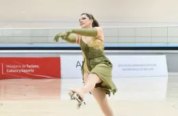 La berissense Melina Rivas está entre las cinco mejores patinadoras del país