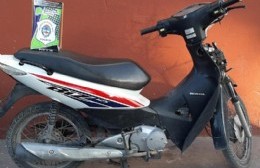 Menor detenido por circular con una moto robada