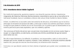 La Colectiva Feminista Berisso objeta la designación del director de Cultura