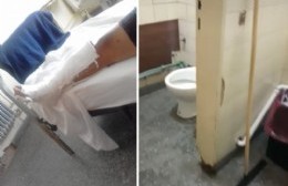 Advierten “falta de mantenimiento” en la sala de ortopedia del Hospital Larraín