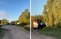 Barrio Industrial: denuncian descarga ilegal de residuos