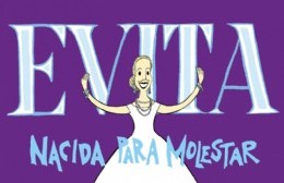 El dibujante Rep visita Berisso en el marco del ciclo "Evita 100 años de amor"