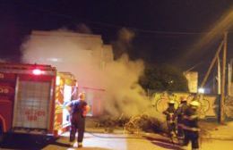 Tensión en 21 y 164 por el incendio de un basural