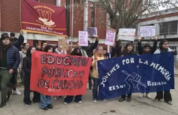 Movilización estudiantil en rechazo al ajuste
